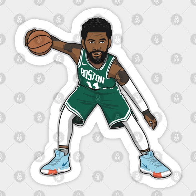 Kyrie Irving Cartoon Style Sticker by ray1007